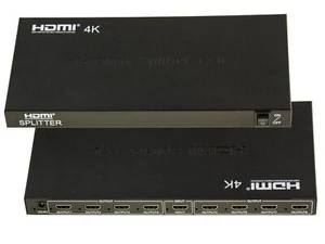 Splitter HDMI 30Hz - 8 Ports - Boitier Métal - Résolution 4K (2160x3840) - 3D - Imagen 1 de 3