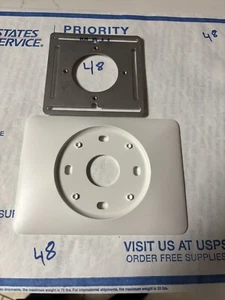 GOOGLE NEST 3rd Gen THERMOSTAT MOUNTING PLATE & SCREWS Steel Aluminum Wall Frame - Picture 1 of 6