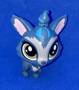 Littlest Pet Shop LPS Yorkie perro Barkley Woofley ojos de punto verde #92 Hasbro - Imagen 1 de 3