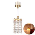 1:12 Dollhouse Miniature LED Crystal Light chandelier Ceiling Lamp Home Decor