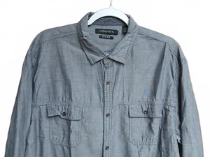 Axist Mens Dress Button Up Shirt Size XXL Long Sleeve Comfort Casual Slim Fit - Picture 1 of 6