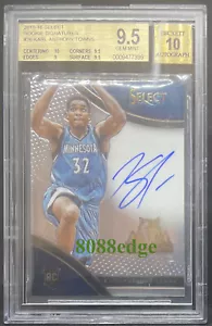 2015-16 PRIZM ROOKIE AUTO:KARL-ANTHONY TOWNS #/199 RC AUTOGRAPH BGS 9.5 GEM MINT - Bild 1 von 2
