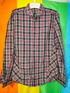 Hugo Boss naranja para hombre camisa de algodón de manga larga para hombre ta... - Imagen 1 de 8