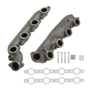 Labwork 2Pcs Exhaust Manifold w/ Gasket L+R For 1994-1996 1997 Ford F-250 F-350 - Picture 1 of 16