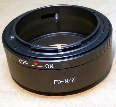 GENERIC Canon FD FL Lens mount Ring Adapter to Nikon Z 6 7 Full frame Mirrorless Camera