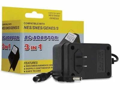 3 In 1 Universal AC Adapter for the Super NES/NES/Genesis - Image 1 of 4