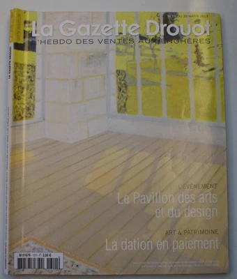 002626 - La gazette Drouot - n°1311 du vendredi 22 mars 2013 [art,antiquites] - Photo 1/2