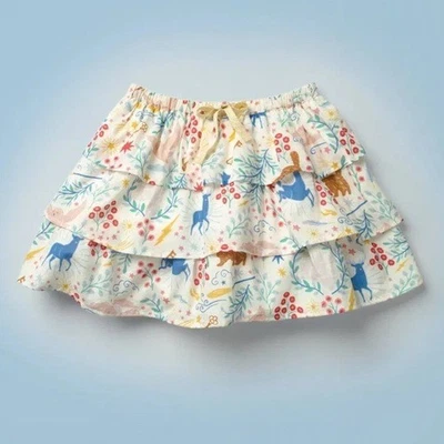 Nueva Falda Mini Boden x Harry Potter Patronus Volantes en Niveles Niñas Talla 4-5Y Foto 1 de 4