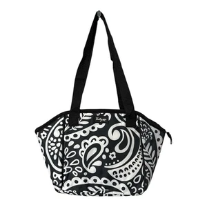 Bolsa térmica Thirty-One 31 Lunch Break Bolso de mano Escuela Picnic Negro Desfile juguetón - Imagen 1 de 8