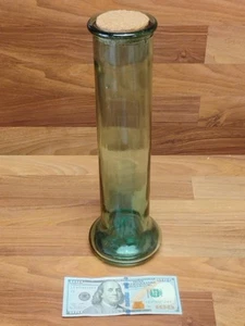 Vintage Retro Grupexma Spanish Mid-Century Style Thick Art Glass Vase Jar 14" - Picture 1 of 13