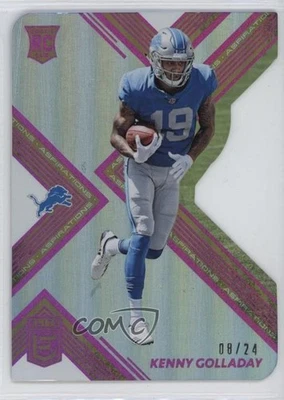 2017 Donruss Elite Rookies Aspirations Die-Cut /24 Kenny Golladay #193 Rookie RC - Image 1 of 2