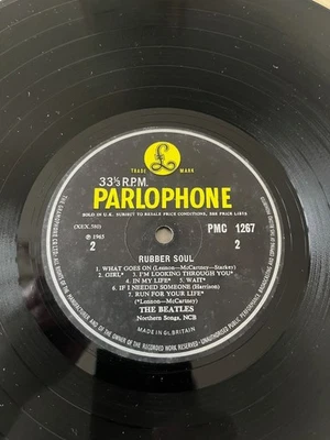 Beatles - Rubber Soul LP UK Pressung 1965 PMC RARE MONO PRESSUNG - Bild 1 von 4