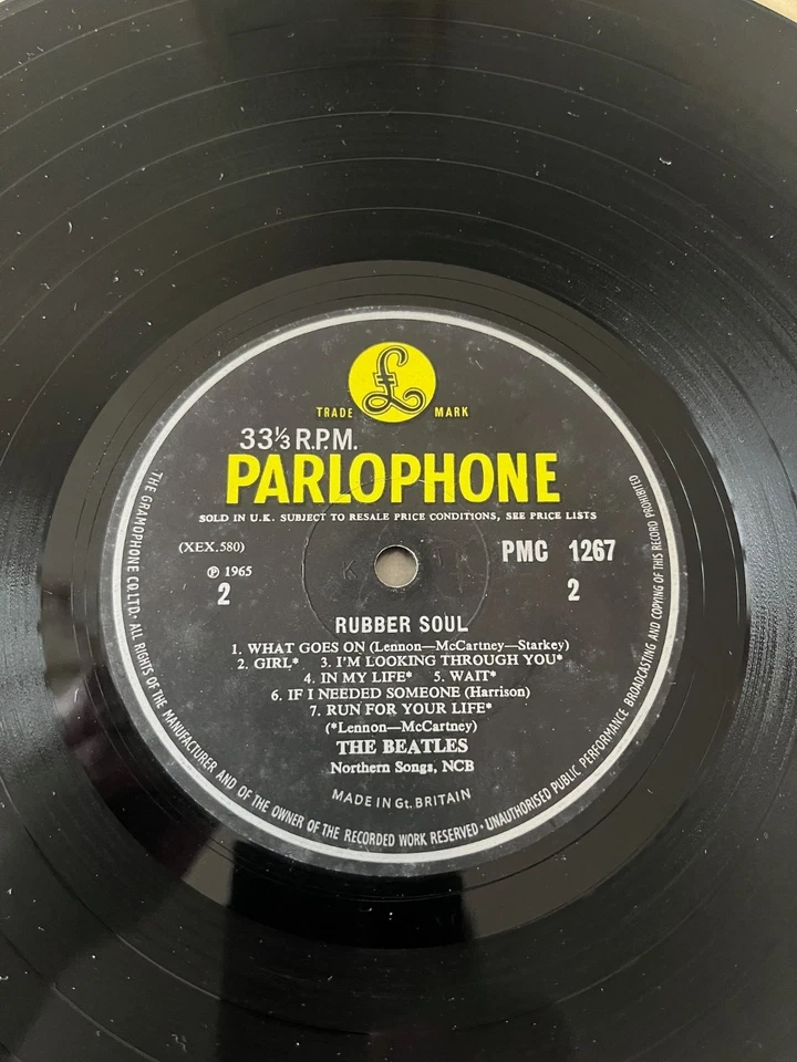 Beatles - Rubber Soul LP UK Pressung 1965 PMC RARE MONO PRESSUNG - Bild 1 von 4