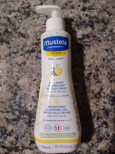 Mustela Nourishing Cleansing Hair and Body Gel w/ Cold Cream For Dry Skin 09/27 - Picture 1 of 3