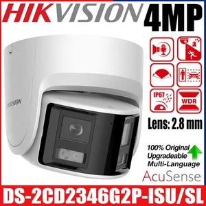 Hikvision DS-2CD2346G2P-ISU/SL 4MP Panorama AcuSense IP Kamera 2-Wege Audio IP67 - Picture 1 of 10