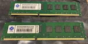 16GB: 2 x 8GB Memory DIMM Desktop RAM DDR3 1333Mhz PC3 10600 Non-ECC - Afbeelding 1 van 1