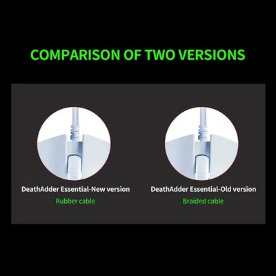  DeathAdder Essential Wired Gaming Mouse Ergonomic Mice With 6400DPI - Image 1 of 4