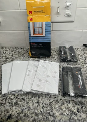 Kodak PHC-80 Photo Printer Cartridges & Paper 80 Sheets 100x148 mm Post Card - Image 1 of 4