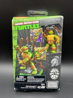 Mega Bloks TMNT Michelangelo Metal Clásico Coleccionista Serie 42 PIEZAS Nuevo Foto 1 de 4