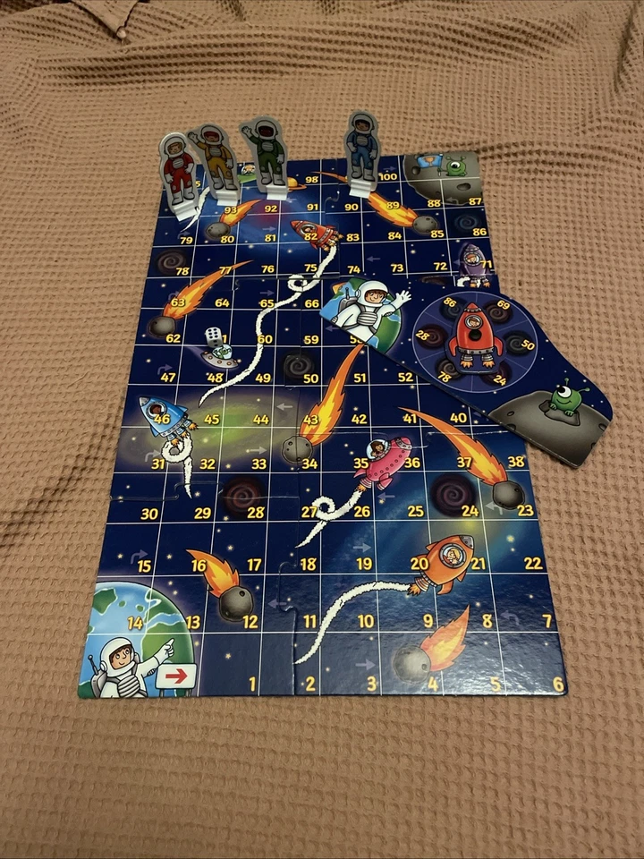 Snakes & Ladders With A Rockets & Comets Theme - Image 1 of 4