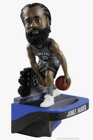 JAMES HARDEN BROOKLYN NETS CITY JERSEY BOBBLEHEAD FOCO #/221 NIB Cover