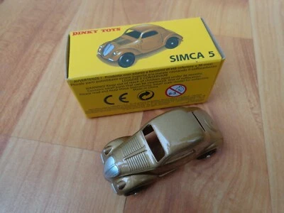DINKY TOYS 35A SIMCA 5 FIAT TWO SEATER SALOON CAR - NEW BOXED - ATLAS EDITIONS - Image 1 of 2