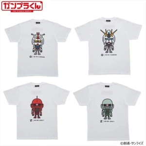 Gunpla-kun full color T-shirt Premium Bandai White Gundam - Picture 1 of 17