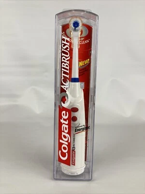 Cepillo de dientes eléctrico a batería Colgate Actibrush nuevo en paquete de colección Foto 1 de 2