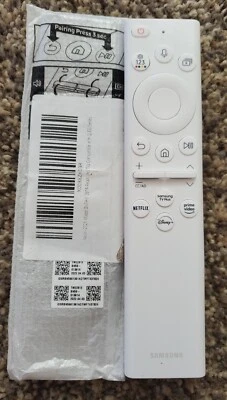 Original SAMSUNG BN59-01391A Smart Voice Solar TV Remote Control White - Image 1 of 2