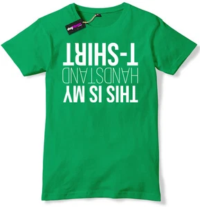 This Is My Handstand T-Shirt Mens Funny Slogan Gymnastics T-Shirt - Picture 1 of 7