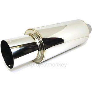 APEXi 156-A101 N1 Evolution R Universal Exhaust Muffler Turbo 89mm / 3.5" Inlet - Foto 1 di 2