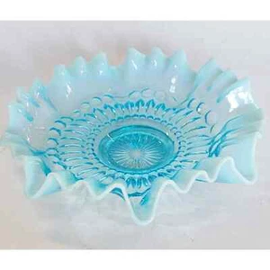Vintage Jefferson Blue Opalescent Bowl - Picture 1 of 6