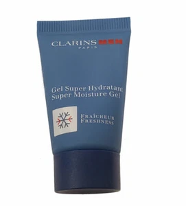 Clarins Mens Non Oily Super Moisture Gel Freshness 12ml 0.4oz Sealed Travel Size - Picture 1 of 2