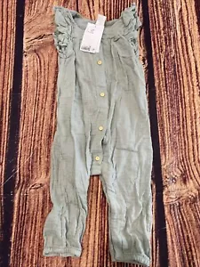 H&M Green Toddler Romper, Baby Size 12 Months - Picture 1 of 6