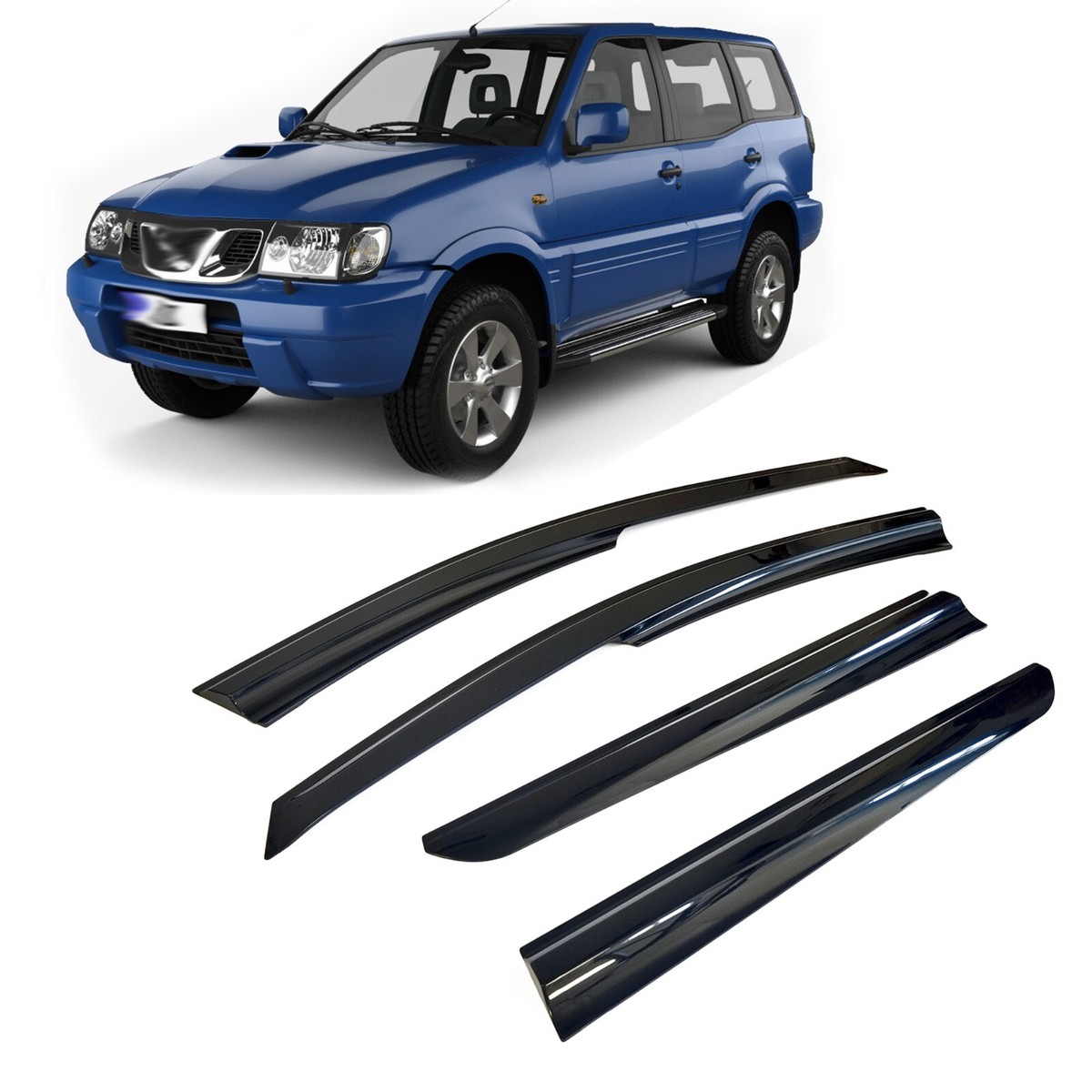 Deflettori D'Aria Anteriori FARAD 1-14.062M - Antiturbo Per Auto, Kit Montaggio - Foto 2