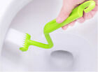 Sanitary S-Type Toilet Brush Curved Bent Handle Cleaning Scrubber Nice ..F Tht1