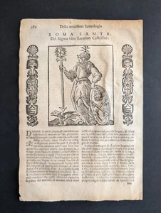 Roma Santa, Novissima Iconologia di Cesare Ripa, Stampa 1630 - Picture 1 of 5