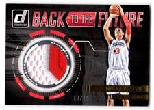 2015-16 DONRUSS BACK TO THE FUTURE MATERIALS PRIME #36 NIKOLA VUCEVIC/15