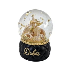 New Souvenir Snowdome United Arab Emirates Snow Globe Dubai icon Building 9cm - Picture 1 of 5