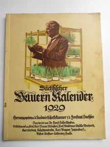 Bauernkalender 1929 Sächsischer Bauern Kalender. Kalender - Bild 1 von 7