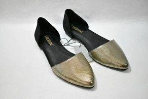 Lane Bryant Shoes Gold Flats Size 8 Wide New Women's  - Picture 1 of 5