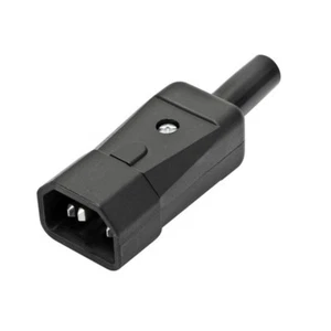 Enchufe de frigorífico Kaiser 749 recto negro IEC 320 C14 recto - Imagen 1 de 1