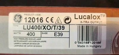 G.E. Lucalox 400 Вт X.O. Xtra Output - Изображение 1 из 4