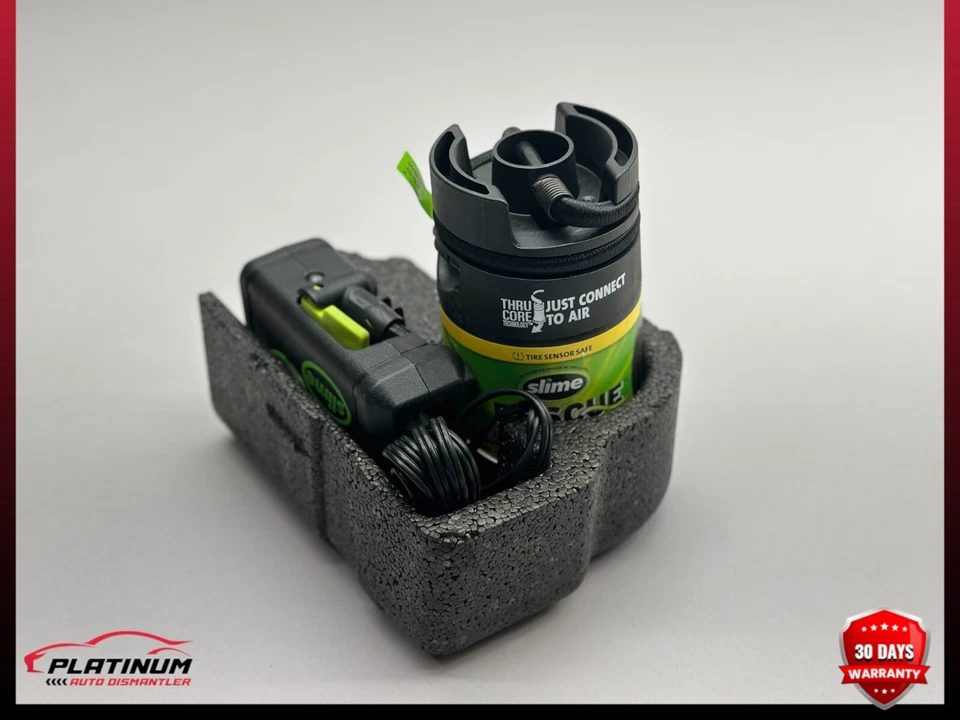 Slime Emergency Flat Tire Puncture Repair Kit W/ Air Compressor Pump Sealant Can - Image 1 of 4