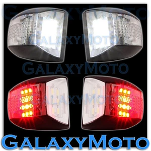 01-13 Chevy Silverado White LED License Plate+Red LED Rear Facing Running Lights - Picture 1 of 7