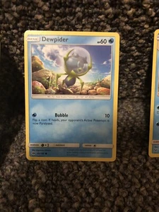 Pokemon Sun & Moon Dewpider Basic Stage Card - Picture 1 of 4