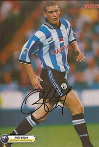 SHEFFIELD WEDNESDAY: ANDY BOOTH SIGNED A4 (12x8) MAGAZINE PICTURE+COA - Picture 1 of 1