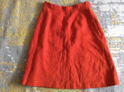 Paul Costello’s Dressage skirt Orange Lined Tweed Style Size 10 - Image 1 of 3