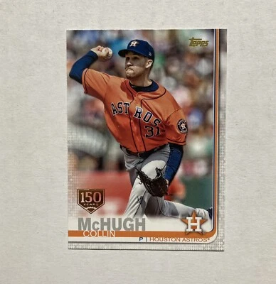 Collin McHugh 2019 Topps 150 Years Stamp Parallel #674 - Houston Astros - Image 1 of 2