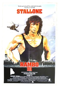 RAMBO III Sylvester Stallone un uomo esercito film d'azione! 1988 - Foto 1 di 1